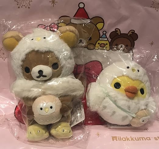 Amazon リラックマ キイロイト リラックマストア 池袋 サンシャインシティ 限定 リふくろう ぬいぐるみ 2点セット ぬいぐるみ ホビー