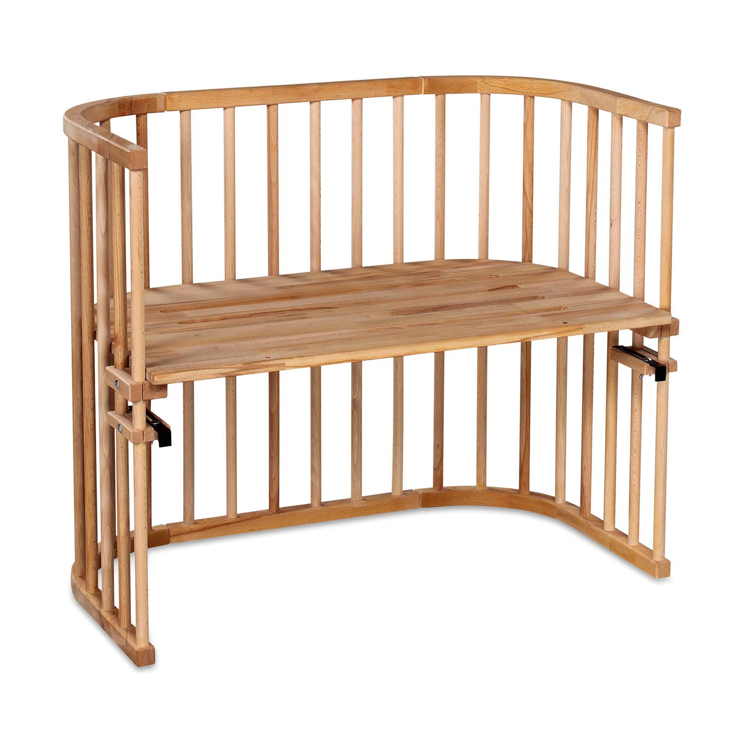 Babybay Maxi Lit Bébé Cododo, Lit D'Appoint En Hêtre Verni