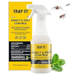 TRAP IT! Insect Repellent Peppermint Oil Spray for