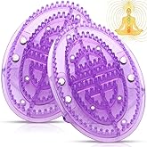 Acellegic 2 Pcs Meridian Massage Brush Magnetic Full Body Meridian Brush Beauty Salon Massage Tools for Full Body SPA Massager Relaxation (Purple)