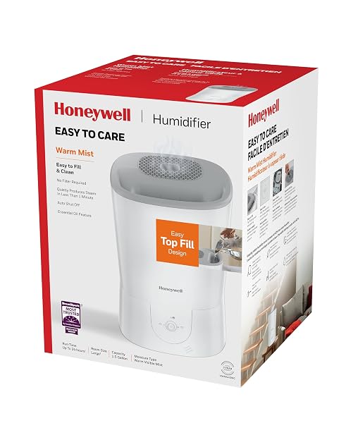 WARM MIST HUMIDIFIER – 1.5 GALLON, TOP FILL