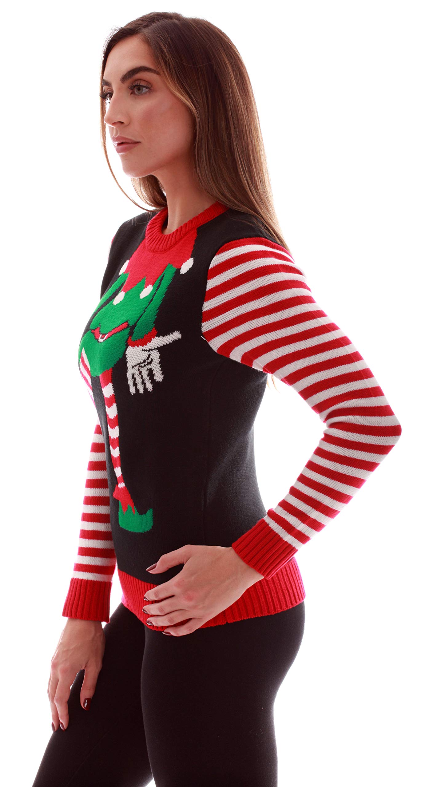 Blueberi Boulevard Womens Ugly Christmas Sweater - Sweaters for Women - Image 3