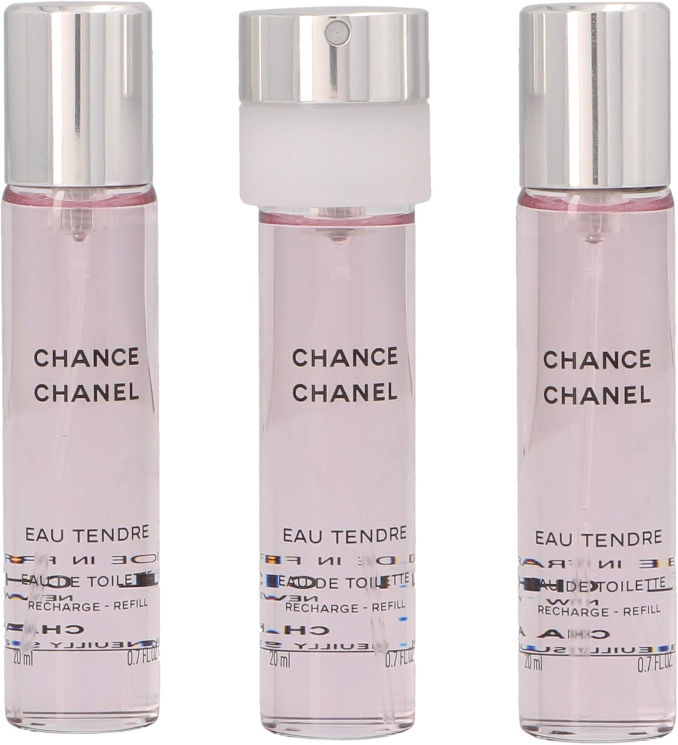Chanel CHANCE EAU TENDRE edt vaporizador refill 3x 20 ml ...