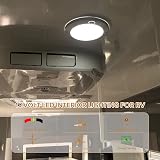 Dream Lighting 12v LED Ceiling Light Dimmable Caravan Interior 3000K 5inch view 2
