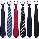 GHTIYLP Mens Tie Pre-tied Adjustable Men's Neckties, Zipper Ties for Men Accessories Business Wedding Party