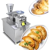 Automatic Commercial Dumpling Machine,Samosa Maker,Empanadas Making Machine,4800pcs/h,Machine come with 1 free mold,Dumpling Maker for Samosa,Ravioli,Spring Roll,Enoabadas,Pelmeni