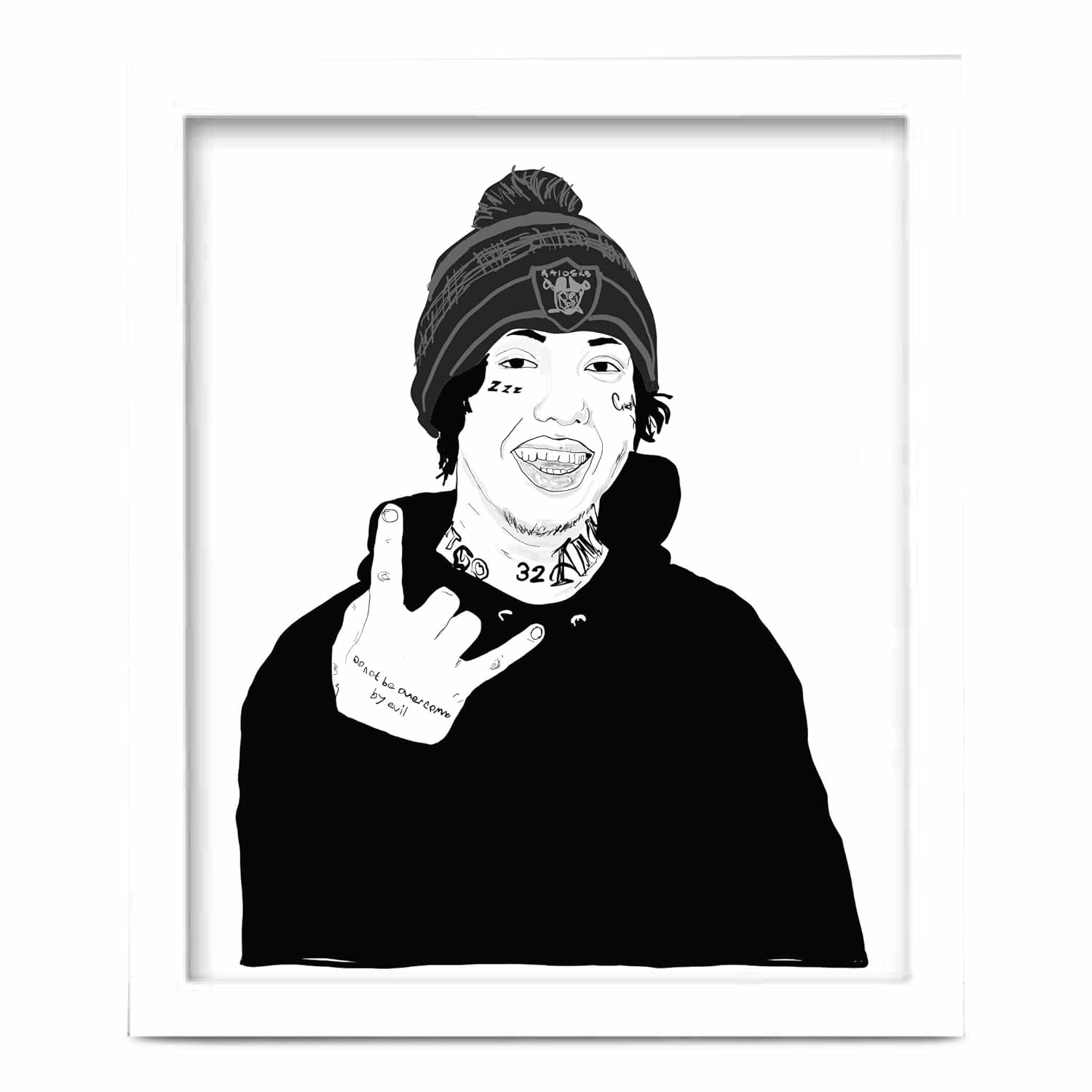 Amazoncom Lil Xan Diego 11x17 Art Poster Posters Prints