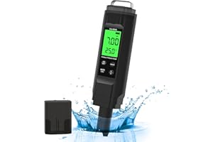 DEWFAT PH Meter,5 in 1TDS Meter,Salinity Tester,EC Meter,Temp,pH Meter for Water,TDS Meter Digital Water Tester,EC Meter Hydroponics,pH Tester Digital PPM Meter,Pool Salt Tester.