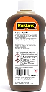 Rustins French Polish 300ml Wood Finishing Varnish Furniture Restoration view 2