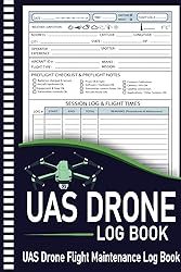 Drone Flight Record Book | Pilot Log book | Tracker