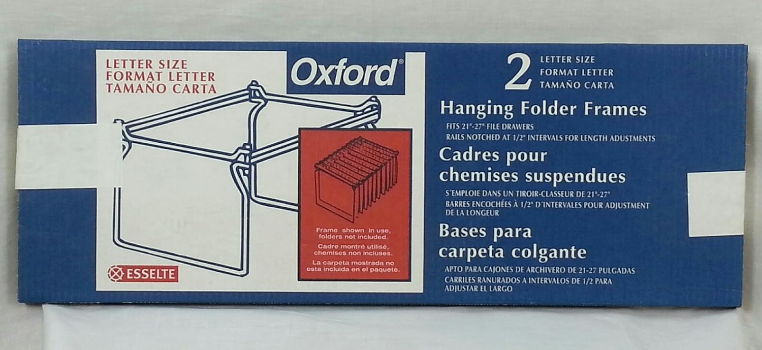 Amazon Com Oxford Hanging File Folder Frames Letter Pack Of 2