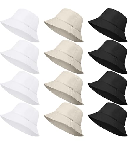 Amazon.com: Didaey 24 Pcs Bucket Hat Bulk for Women Men  display picture 3