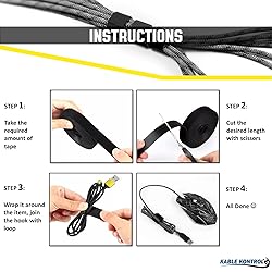 Kable Kontrol Hook and Loop Tape Roll