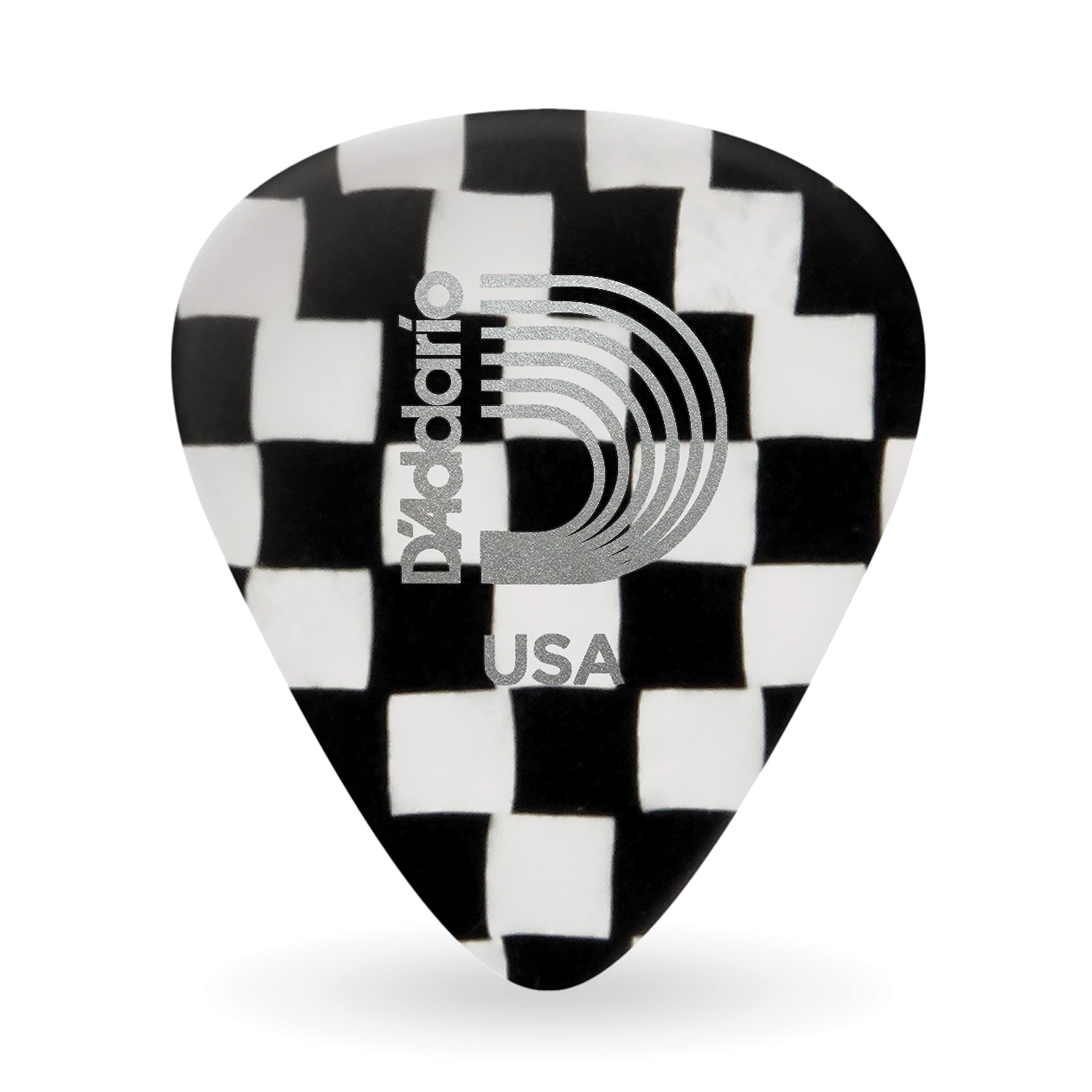 Planet Waves 1CCB4-10 Medium Checkerboard Celluloid Guitar Picks (Pack of 10)