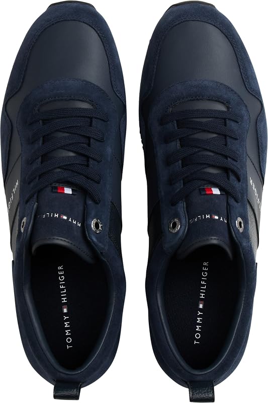 Baskets De Running Homme Iconic Leather Suede Mix Runner Chaussures De Sport, Bleu (Midnight), 42 EU — photo 6 sur 8