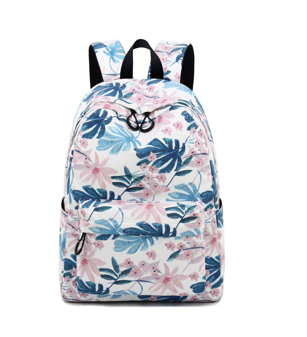 Acmebon Waterproof Bookbag for Girl Women Backpack Purse Fashion Backpack for Teen Pink Flower