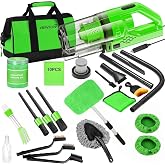 Viewsun 30pcs Car Cleaning Kit, Car Interior Detailing Kit with High Power Handheld Vacuum, Detailing Brush Set, Windshield Cleaner, Cleaning Gel, Complete Auto Accessories for Men, Women