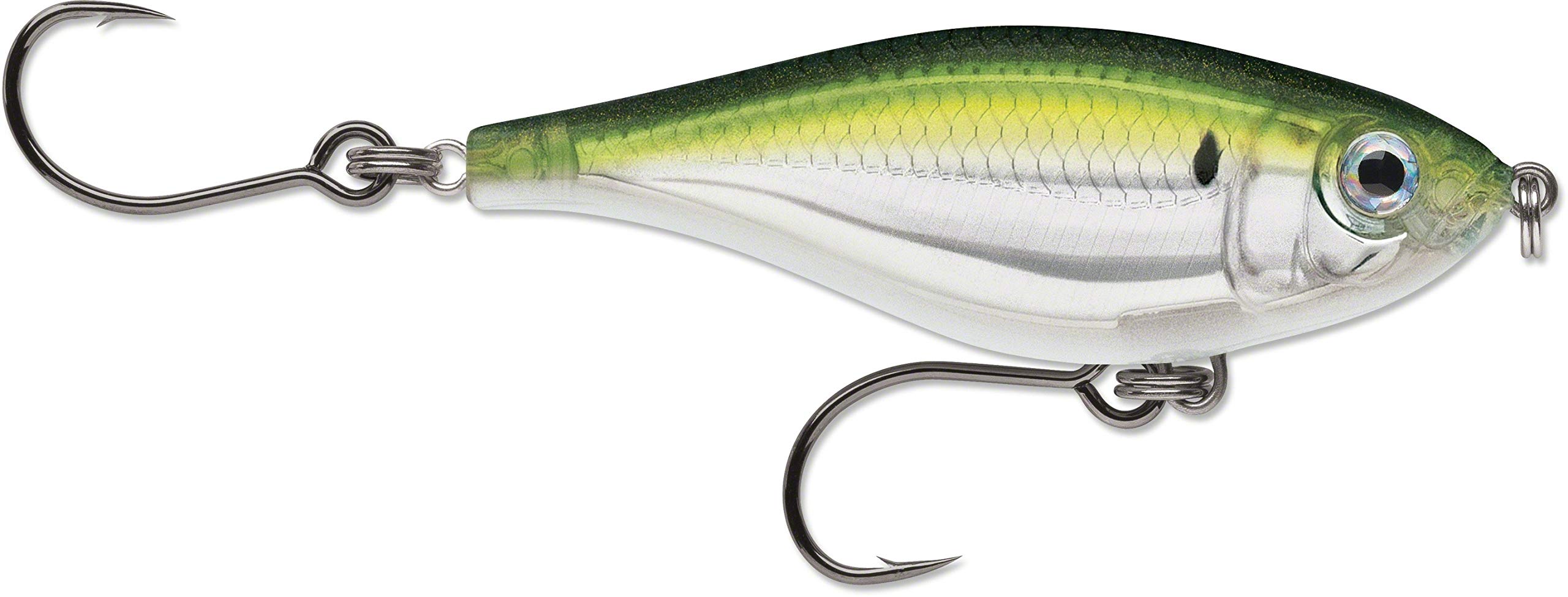 Rapala X-Rap Twitchin' Mullet Lure with Two No. 2/0 Hooks, 0.3-0.6 m Swimming Depth, 8 cm Size, Pilchard