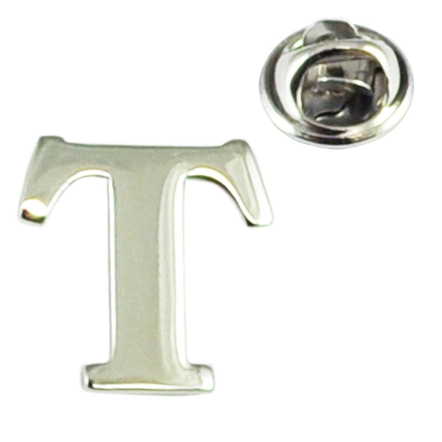 Alphabet Letter T Lapel Pin Badge Amazon.co.uk Clothing
