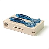 Soft Plastiс Mold Lure Injection Molds Fishing Lures Mold Twin Tail Menace 3.4'' Two Cavity