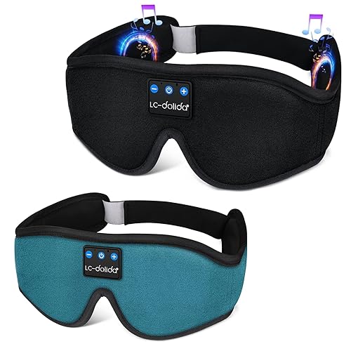 Sleep Mask with Bluetooth Headphones,LC-dolida Sleep Headphones