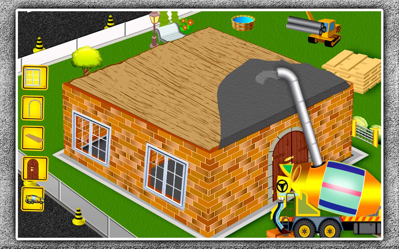 School Building Construction Site Builder Game city Paint town girl