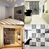 16PCS Hanging Room Divider Screens 40x40cm PVC Black Decor Panels view 7