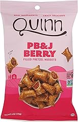 QUINN PB&J Berry Filled Pretzel Nuggets, 6 OZ