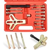 Acymner Harmonic Balancer Steering Wheel Puller Kit | 13PCS Flywheel Puller, Crankshaft Pulley Puller, Crankshaft Pulley Removal, Steering Wheel Pulling Set