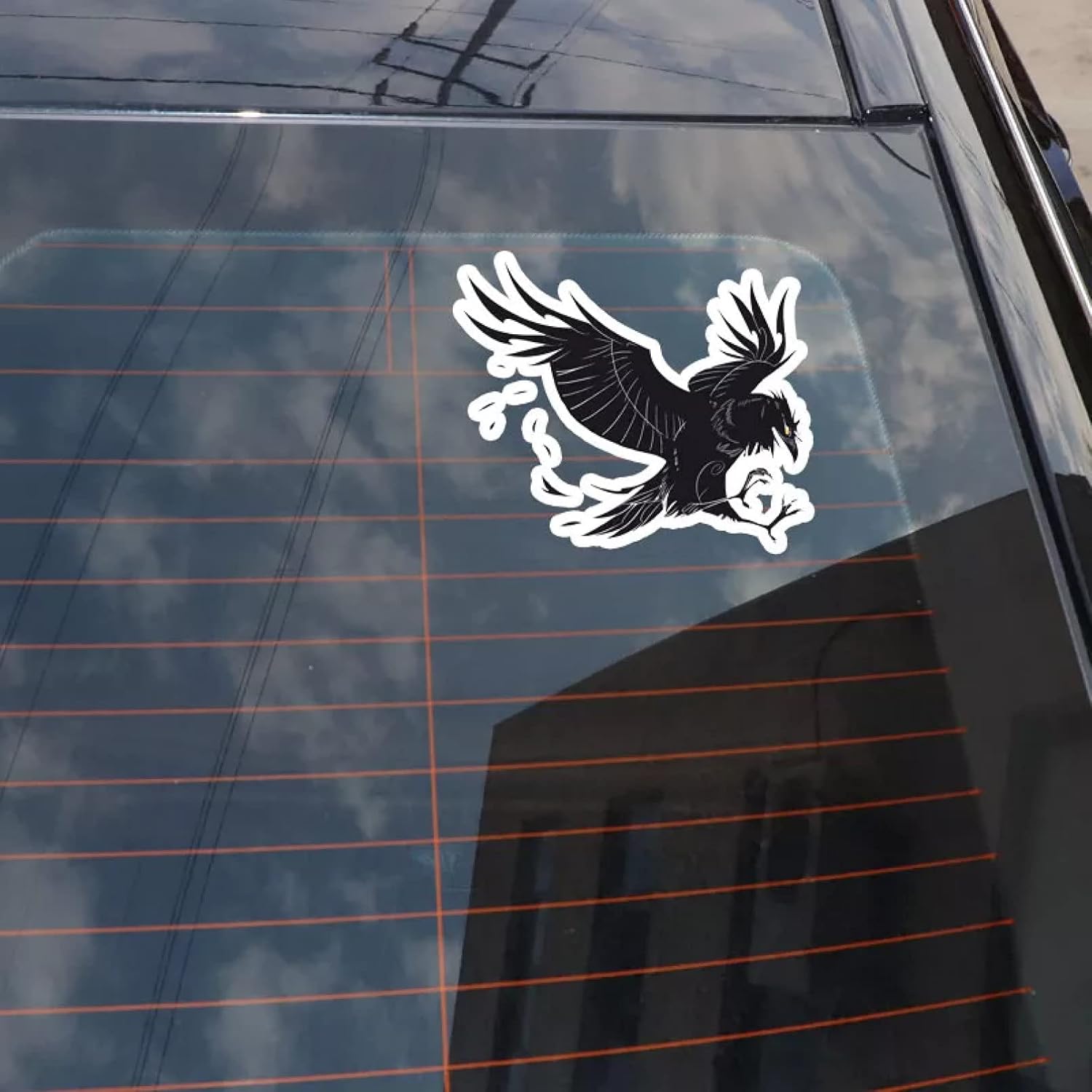 Amazon Yanjiucha 車のステッカー 15 8cm 13 1cmハンサムな鳥の車のステッカー カラフルな 防水性と耐久性のある2枚 ステッカー デカール 車 バイク