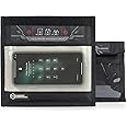 Mission Darkness Window Faraday Bag for Phones // Device Shielding for Law Enforcement, Military, Executive Privacy, Travel & Data Security, Anti-Hacking & Anti-Tracking Assurance Black