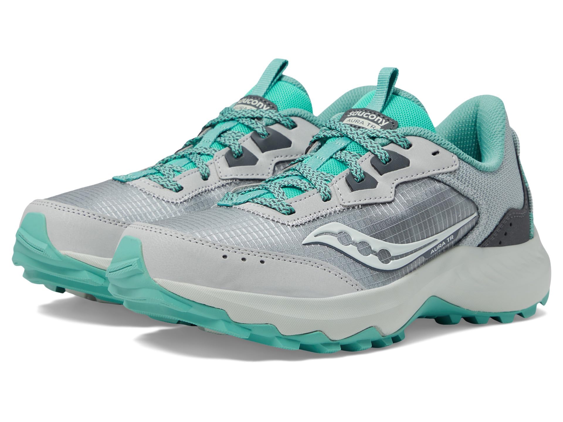 Saucony Women’s Aura Tr, Concrete/Shadow, 10