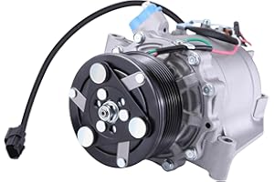 Alikali CO 4918AC AC Compressor with Clutch fit for Honda Civic 1.8L 2006 2007 2008 2009 2010 2011 A/C Air Conditioner Compressor Assembly Replacement 38810RNAA02 38810RRBA01 1102577