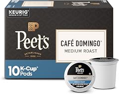 Peet's Coffee Coffee Pods, Medium Roast, Café Domingo, 10 K Cups
