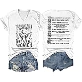 They Didn't Burn Witches They Burned Women Shirt V Neck They Didn't Burn Witches They Burned Women 2025 Shirt