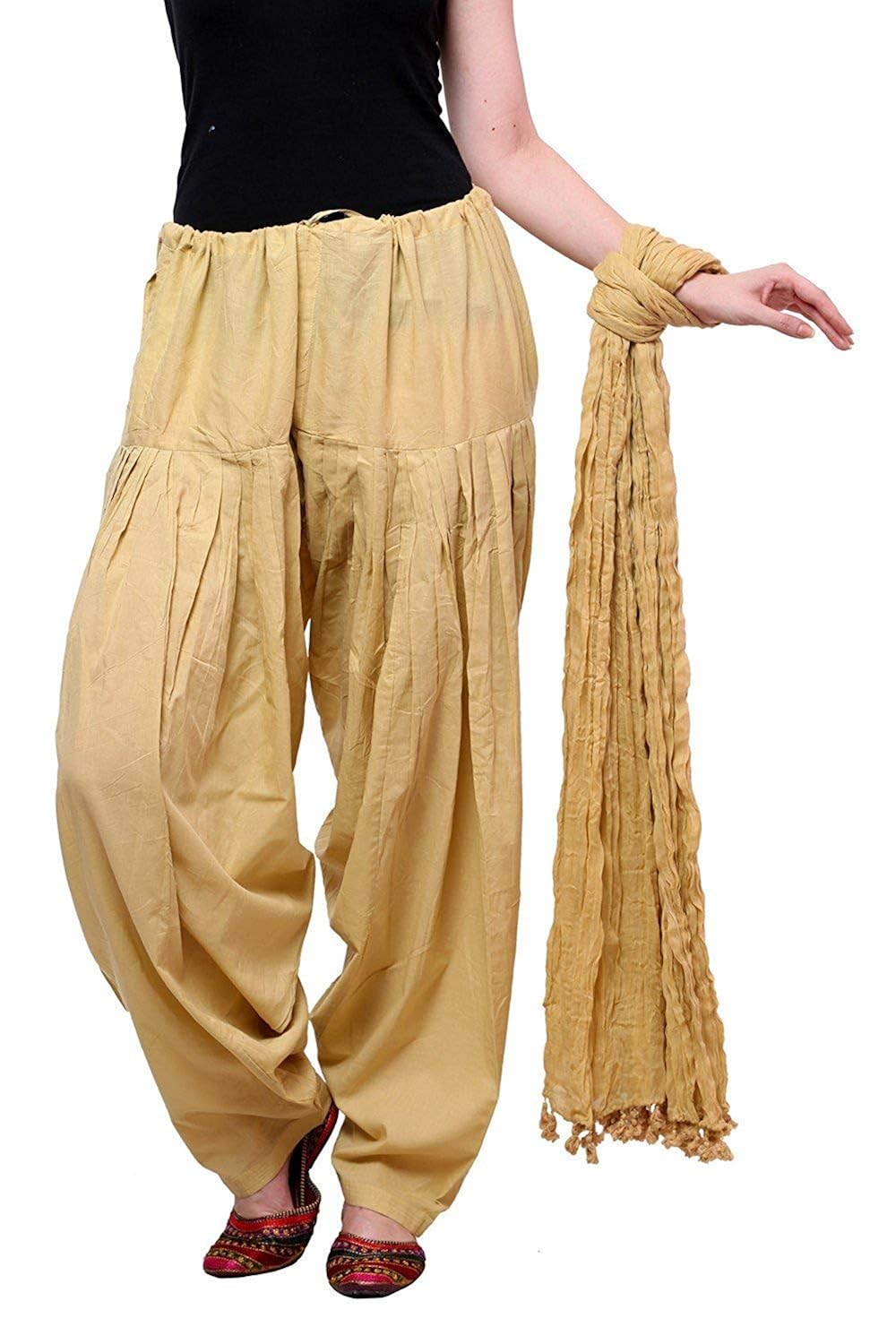 k's creations women's cotton patiyala salwar and dupatta set