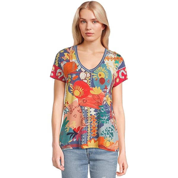 取寄) ジョニー ワズ レディース ラッフル スリーブ Tシャツ Johnny