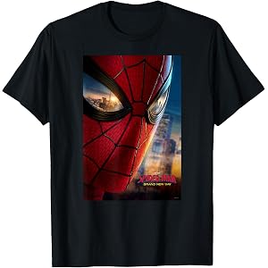 Marvel Studios Spider-Man BND Movie 2026 Mask Eyes Poster T-Shirt