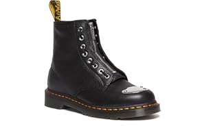 Dr. Martens Unisex 1460 Pascal HDW Fashion Boot, Black Milled Nappa, 12 US Women