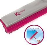 Kleeneze Rubber Cleaning Broom with 1.2m Telescopic Handle Pink Grey view 7