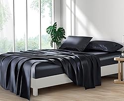 Lanest Housing Silk Satin Sheets, Twin XL Size