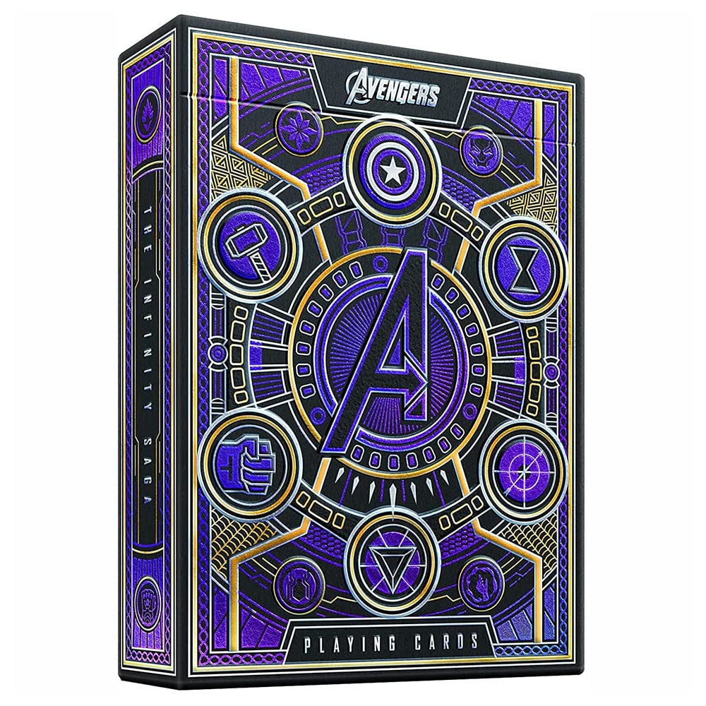 Photo 1 of theory11 Avengers Purple Edition Premium Playing Cards - Marvel Studios' The Infinity Saga Deck