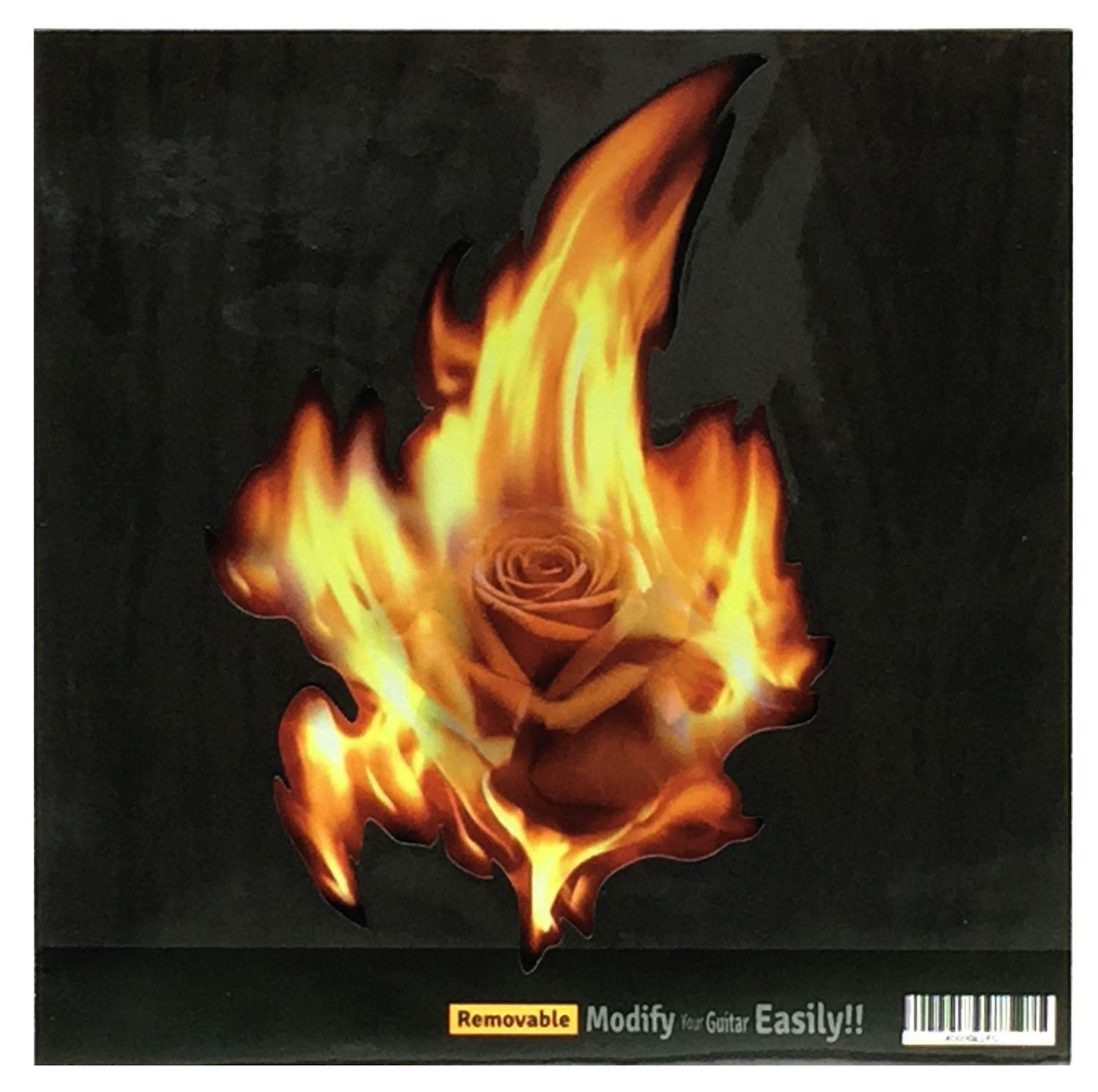 Inlay Sticker for Guitars & Bass - Real Fire Series - Rose In The Fire, RF-224RS