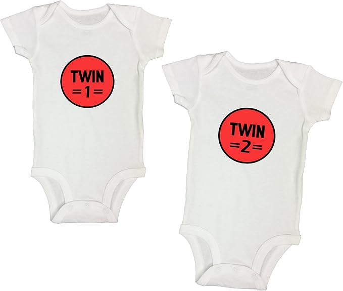 twins onesies boy and girl