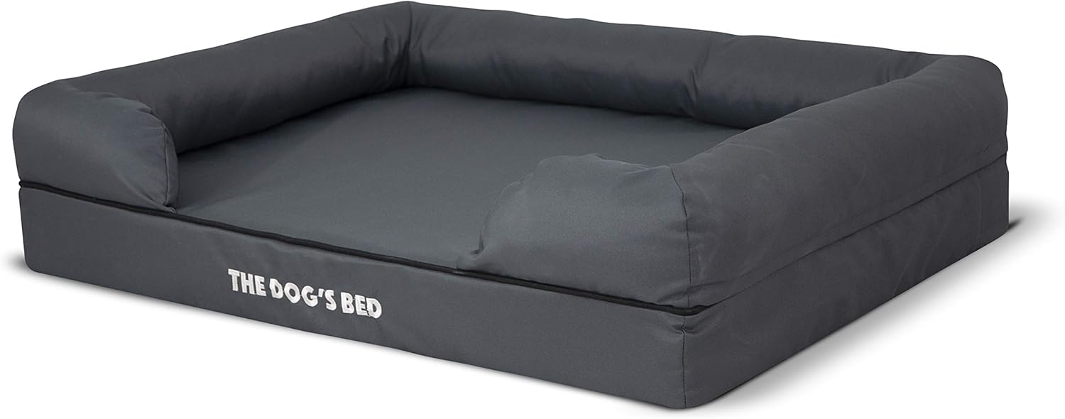 The Dog's Bed, Orthopedic Premium Memory Foam Waterproof Dog Bed, 4 Sizes/6 Colors, Ease Pet Arthritis & Hip Dysplasia Pain, Therapeutic & Supportive, Removable Washable Quality Oxford & Plush Covers : Pet Supplies