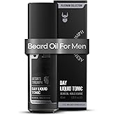 The Beard Struggle - Day Liquid Tonic Beard Oil - Platinum Collection, Aesir's Triumph - Beard Oil for Men - Moisturize, Softens Hair, Reduces Itch - Day Time Beard Growth Oil (1.35 Fl oz)