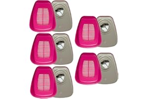 DADUMK 5 Pair 60926 Respirator Cartridges, 60926 Respirator Filters for Gas Mask, Protects Against Dust, Organic Vapors Gas and Pollen, Apply to 6100, 6200, 6502, 7501, 7502, 6800