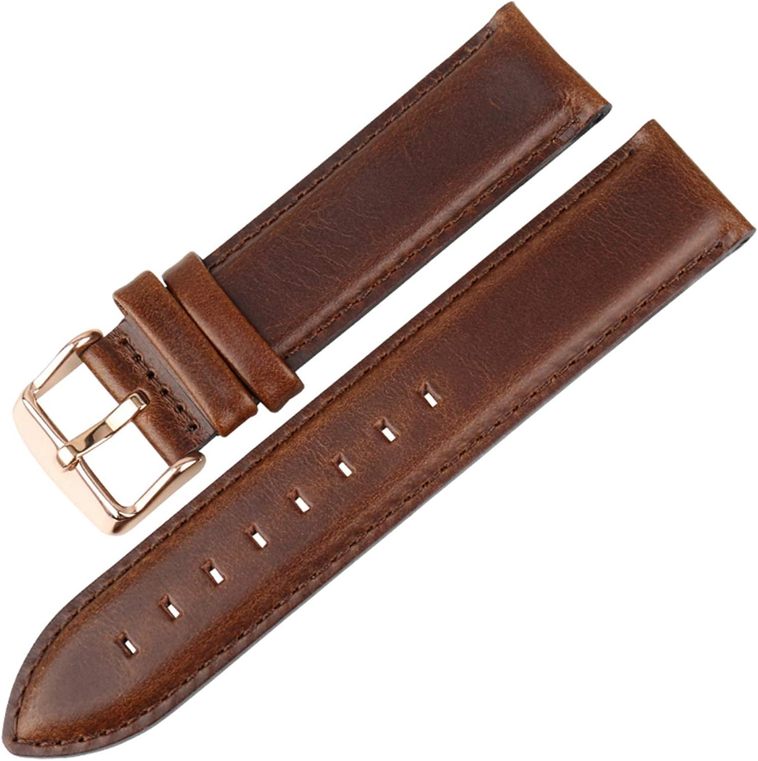 Watch Accessories Genuine Leather Watch Strap 16mm/17mm/18mm/19mm/20mm Watchband Amazon.co.uk