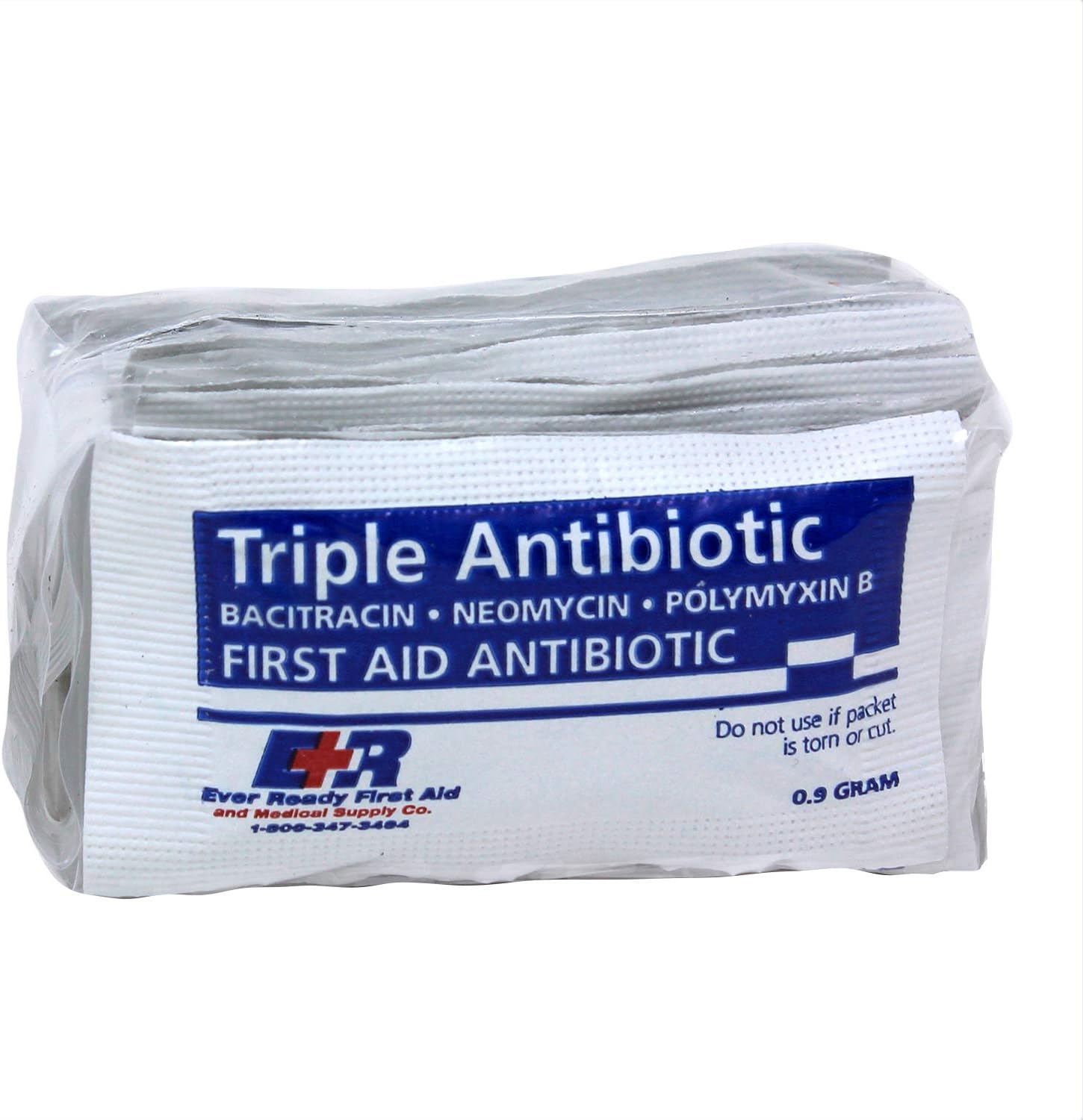 Ever Ready First Aid Triple Antibiotic Ointment .9gr Packets - 25 Count: Health & Personal Care