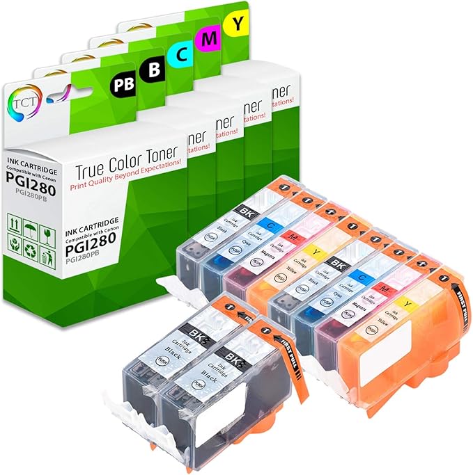 Amazon.com: TCT Compatible Ink Cartridge Replacement for Canon PGI-280 CLI-281 Works with Canon 